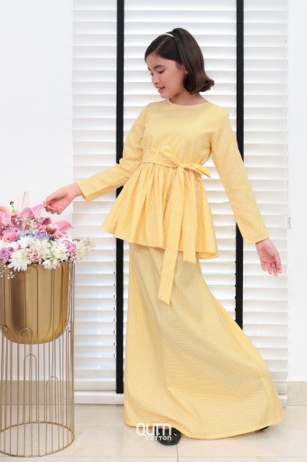 Camilla Kurung in Lemon Yellow