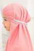 Telekung Hanna in Amber Peach