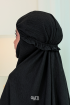 Telekung Amyra in Black
