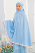 Telekung Hanna in Sky Blue