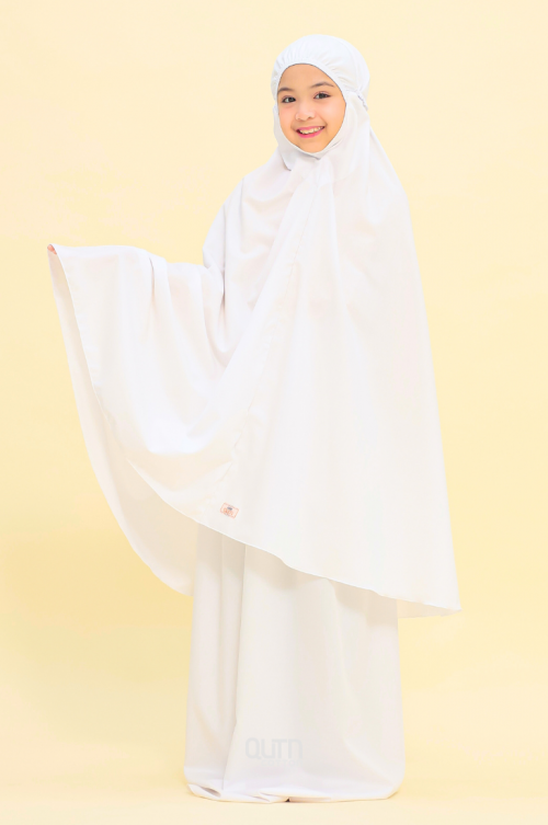 Telekung Hanna Basic in Off White
