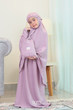Telekung Amyra in Purple