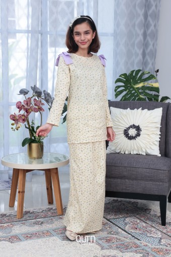 Inara Kurung Soft Yellow