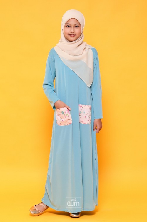 Khaleesya Dress in Sky Blue