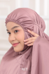Telekung Jasmine in Dusty Pink