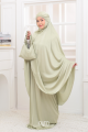 Telekung Jasmine in Apple Green