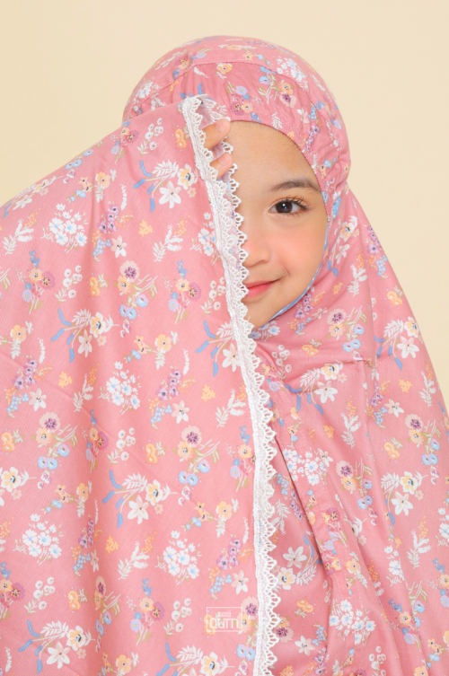 Telekung Khayla SE in Peony Pink