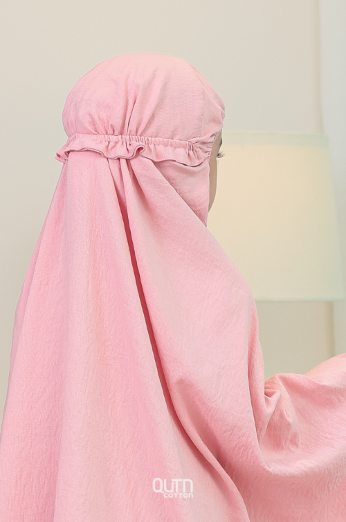 Telekung Amyra in Pink