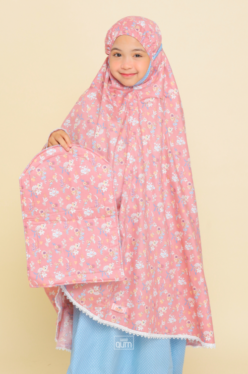 Telekung Khayla SE in Peony Pink