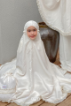 Telekung Suci Lace Organza