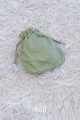 Cotton Drawstring Pouch [Small Green]