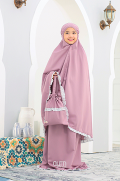 Telekung Hanna in Lavender Purple