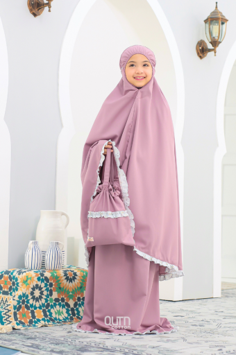 Telekung Hanna in Lavender Purple