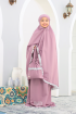 Telekung Hanna Ruffle in Lavender Purple