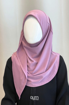 Instant Shawl Butterfly in Dusty Purple