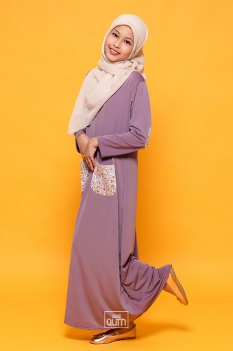 Khaleesya Dress in Violet Purple
