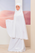 Telekung Hanna Basic in Cream