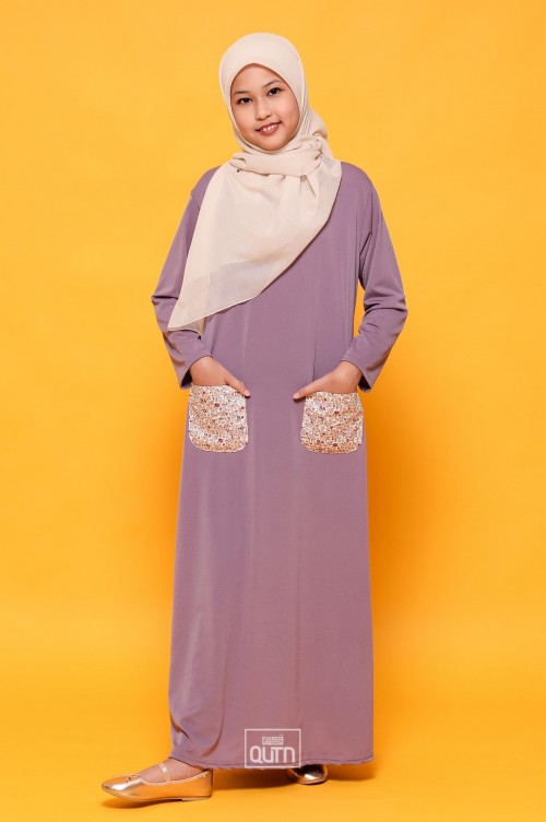 Khaleesya Dress in Violet Purple