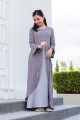 Tiara Dress in Silver Grey