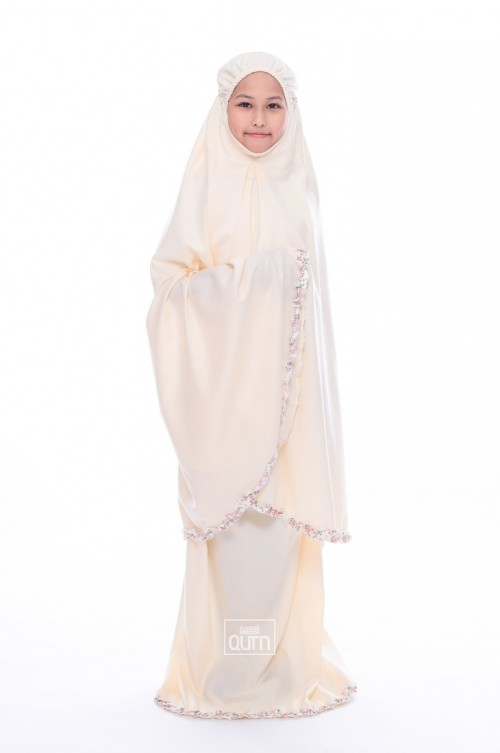 Telekung Hanna in Mellow Yellow