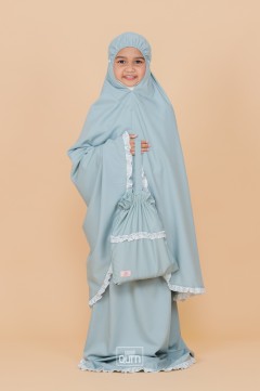 Telekung Hanna in Dusty Green