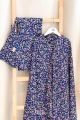 Telekung Dahlia in Dark Blue