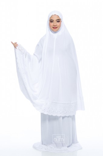 Telekung Safiyya Premium in Off White