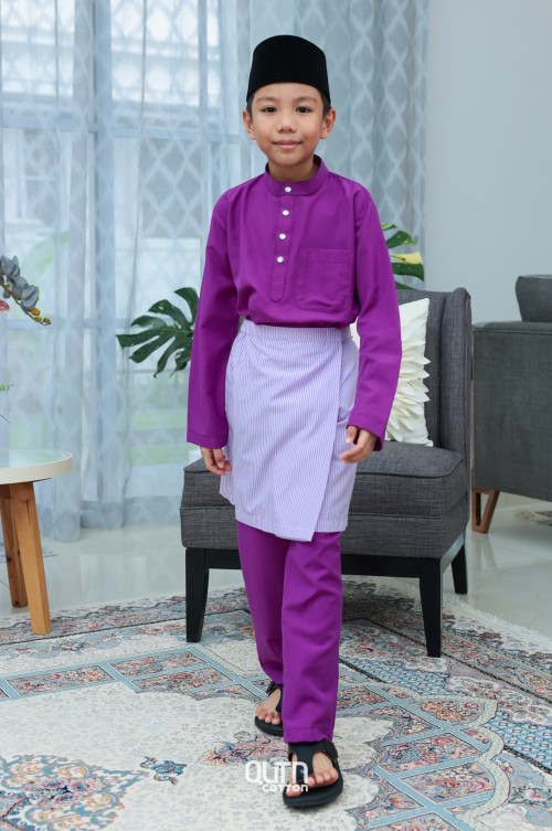 Miqa in Grape Purple with Instant Samping