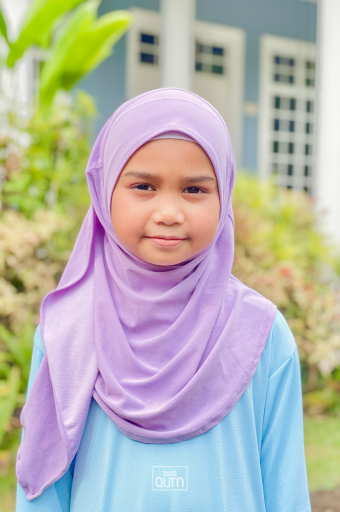 Instant Shawl Butterfly in Lilac Purple