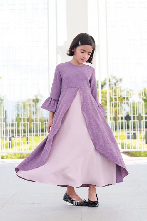 Tiara Dress in Lilac Purple