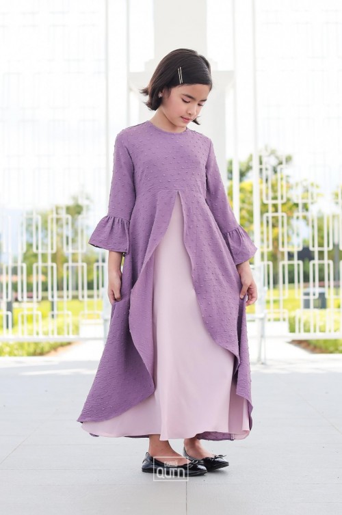 Tiara Dress in Lilac Purple