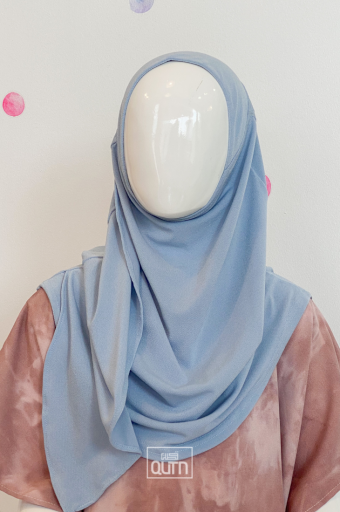 Instant Shawl Butterfly in Icy Blue